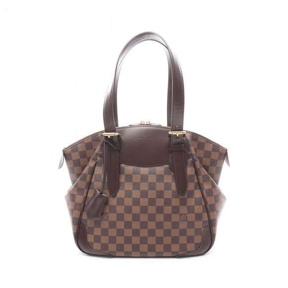 LOUIS VUITTON Authentic Brown Damier Leather Shoulder Bag - Picture 2 of 8